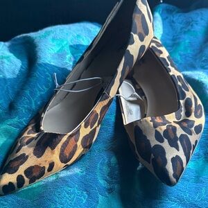Mossimo Supply Co. Leopard Print 1.5” Heels pointy toe New no Box 11
